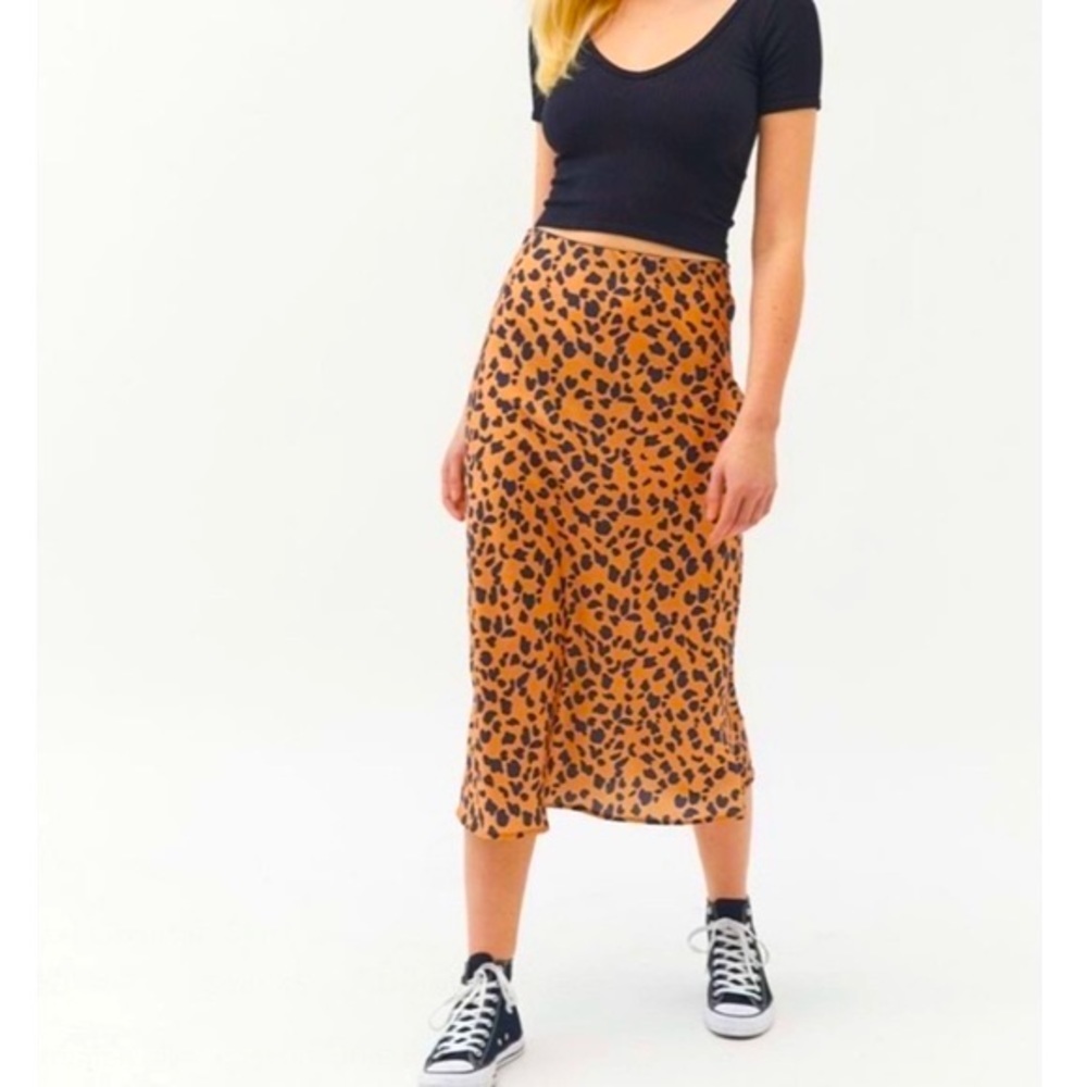 Urban Outfitters Cheetah Print Maxi Skirt
